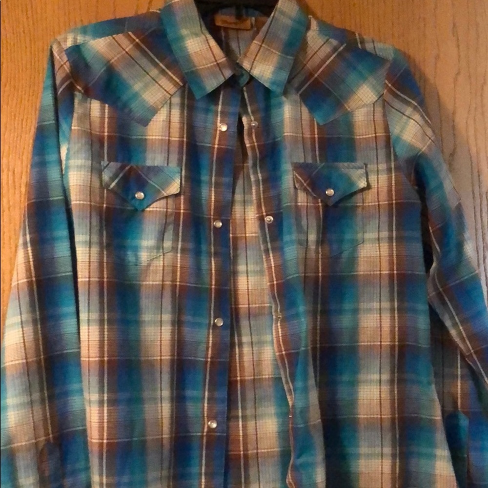 Women’s wrangler horse western shirt medium